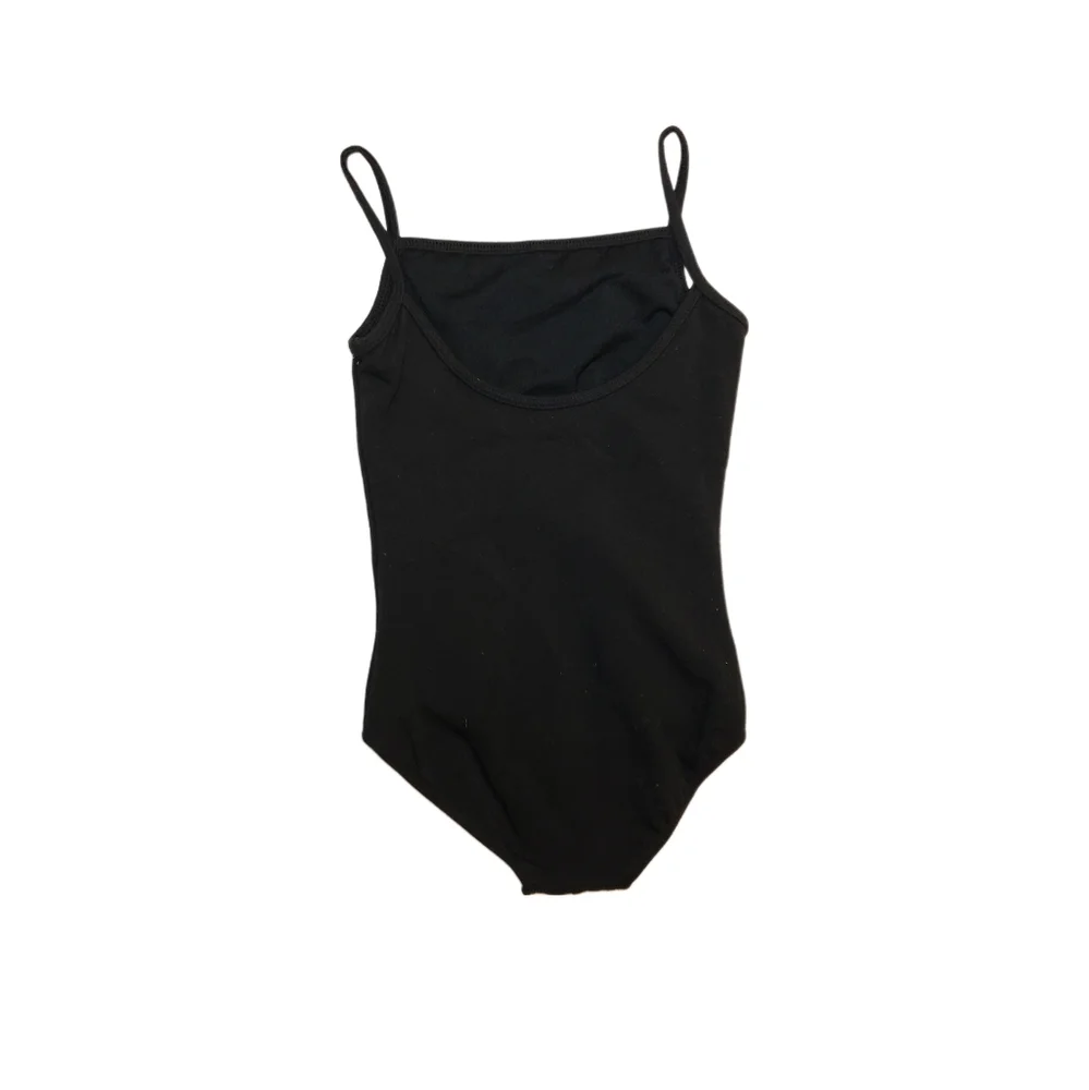 NWT Bloch 4-6y Black Seamed Camisole Dance Leotard
